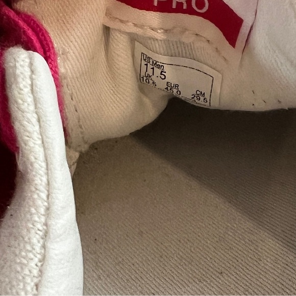 Vans Pink and White Sneakers Men’s 11.5 - Picture 4 of 4